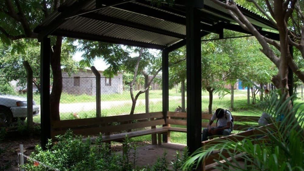 A student studying at a vocational school in Choluteca.