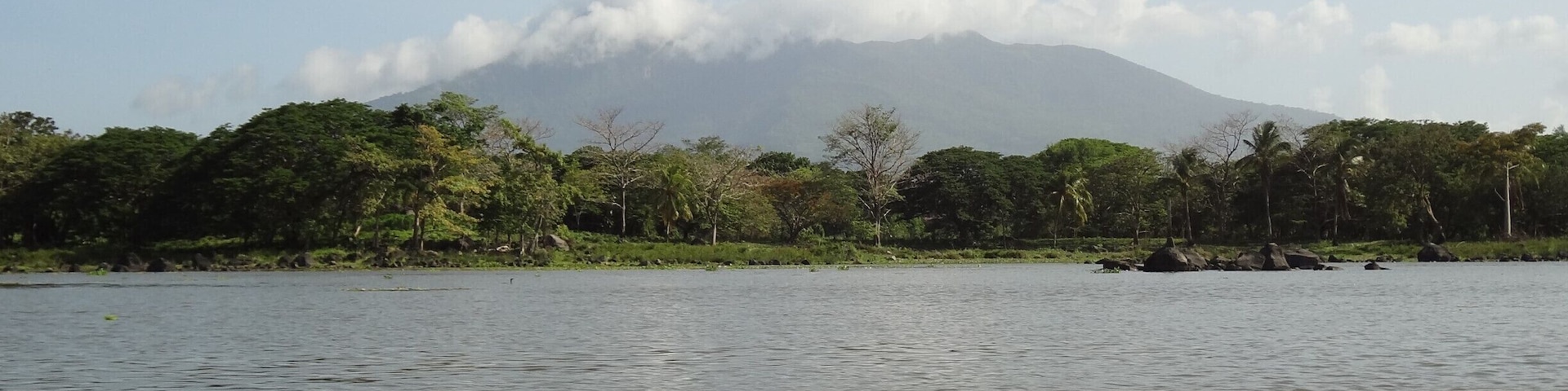 Checking out the islands near Granada on Lake Nicaragua
