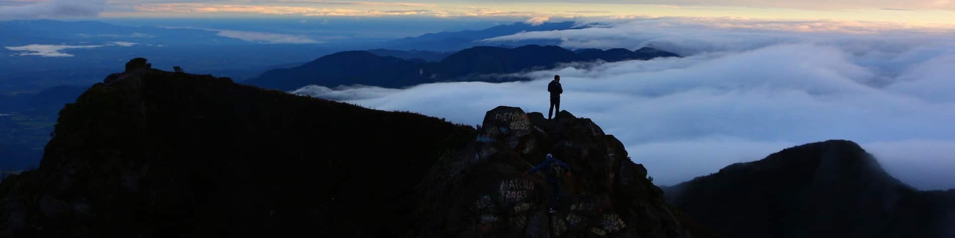 Sunrise with a view at Volcán Barú in Panama