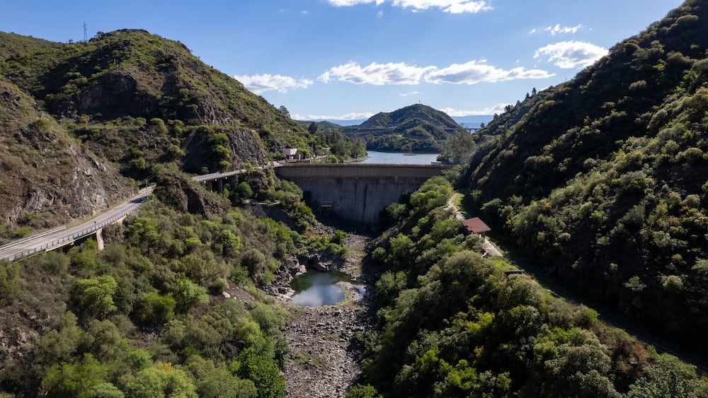 San Roque Dam, Villa Carlos Paz, Cordoba, Argentina.
