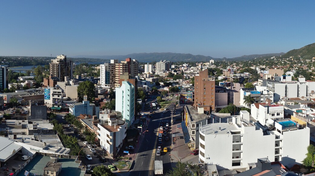 Panoramic view of Villa Carlos Paz, Cordoba, Argentina