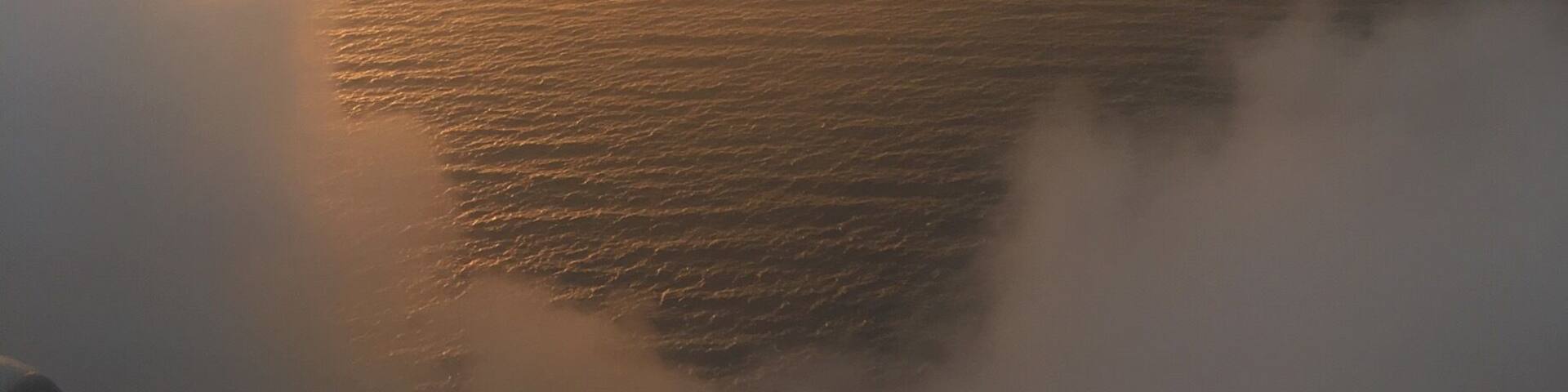 Coming into land at Aberdeen airport