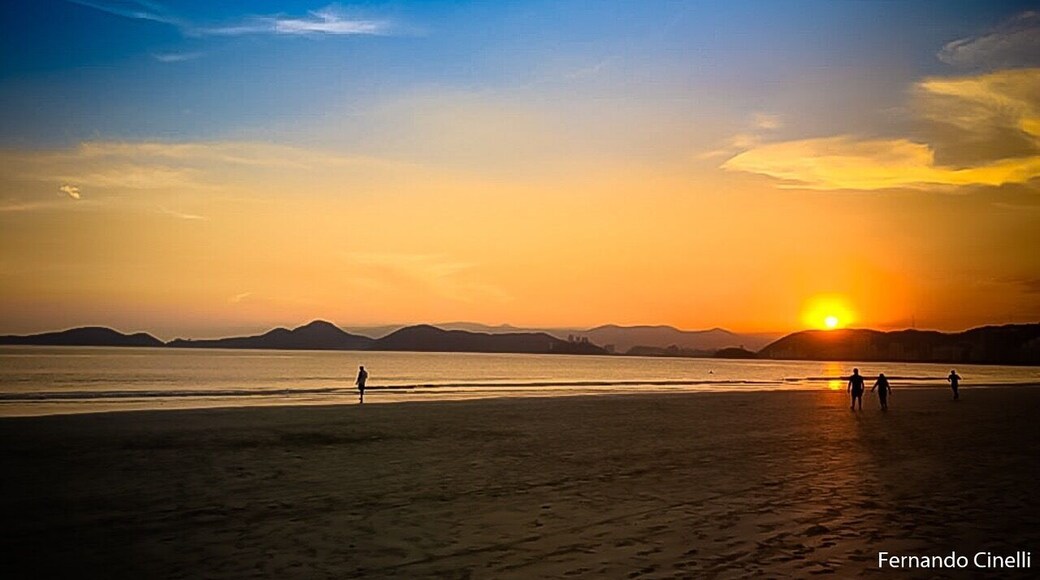Sunset in Santos Beach.