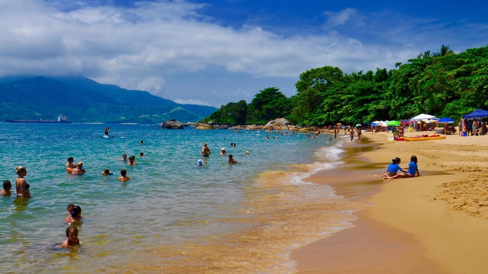 Praia do Julião in Ilhabela is a magical and gorgeous place for families and people who love snorkeling and diving. Near the rocks, there are many species of fishes and sea-life which usually thrill underwater photography lovers. Besides, it is another example used by many - if not most - proud Paulistas to prove what is obvious: that São Paulo's northern coast beaches are much more beautiful than any in neighbouring state of Rio de Janeiro.
#waterlust #colorful
See more in www.flickr.com/ddfcarvalho
