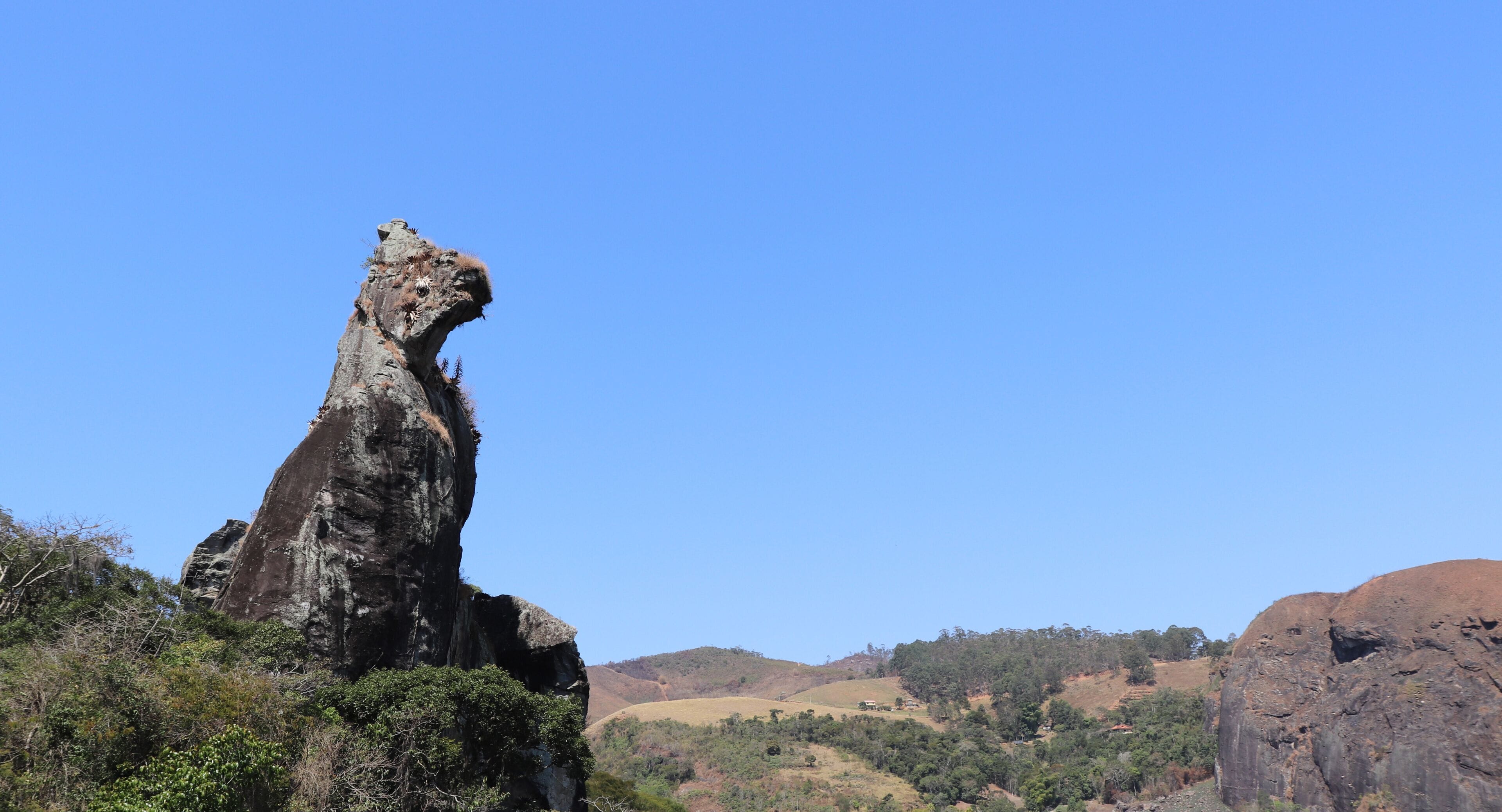 Pedra do cão sentado, Nova Friburgo, Rio de Janeiro, Brasil.