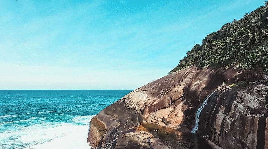 Where the sea meets the waterfall: Brazil is full of surprising landscapes. It’s a 2 hour hike leading to “Cachoeira do Saco Bravo”, in the district of “Paraty”, in Rio de Janeiro. Best way to end this adventure is swimming in the refreshing pool – even better if you have it all for yourself! #Adventure