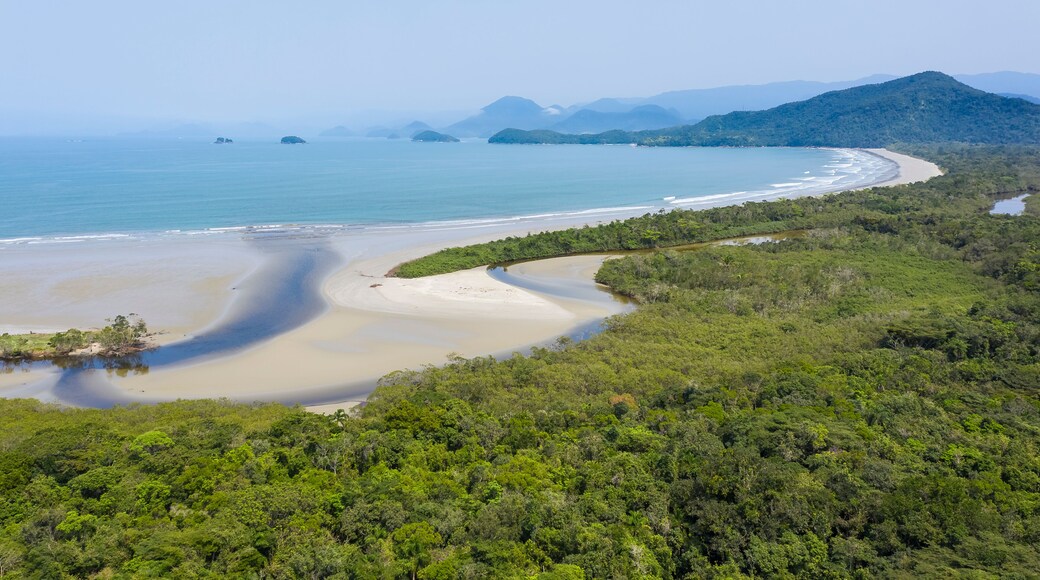 beach at Serra do Mar state park, Nucleo Picinguaba, Ubatuba, Sao Paulo, Brazil