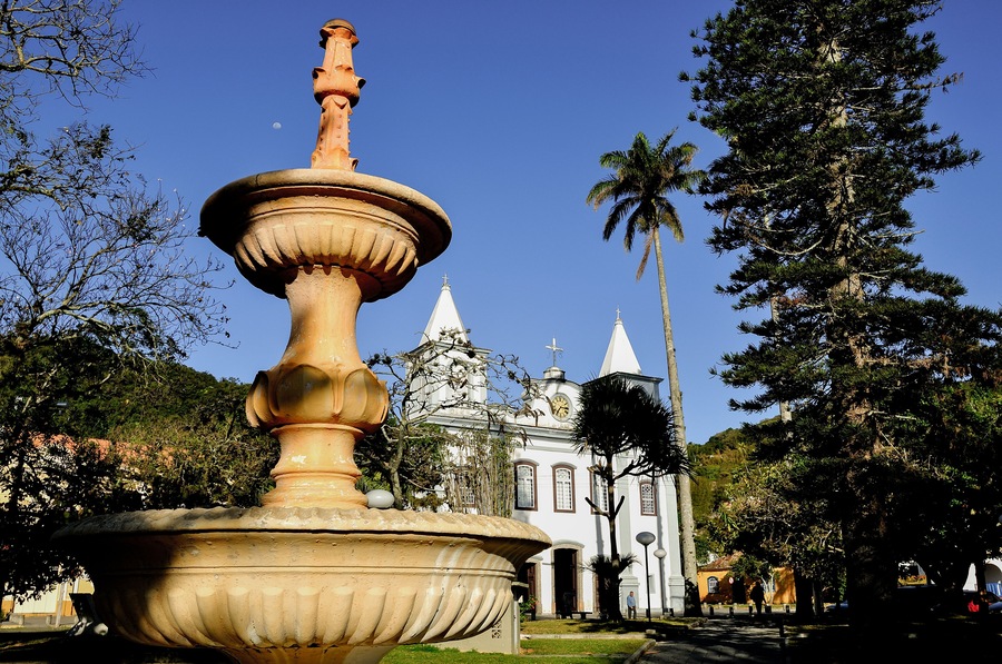 old church in the historic city center of Laguna state of Santa Catarina, Brazil