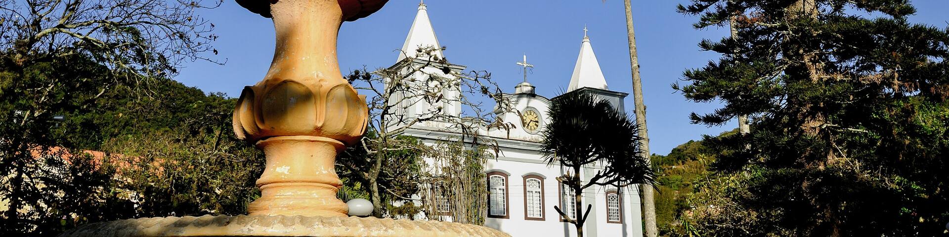 old church in the historic city center of Laguna state of Santa Catarina, Brazil