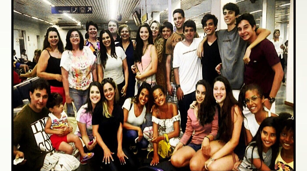 Hora da despedida. .