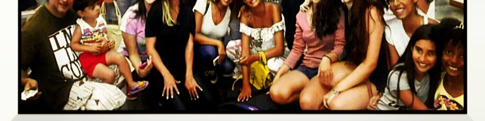 Hora da despedida. .