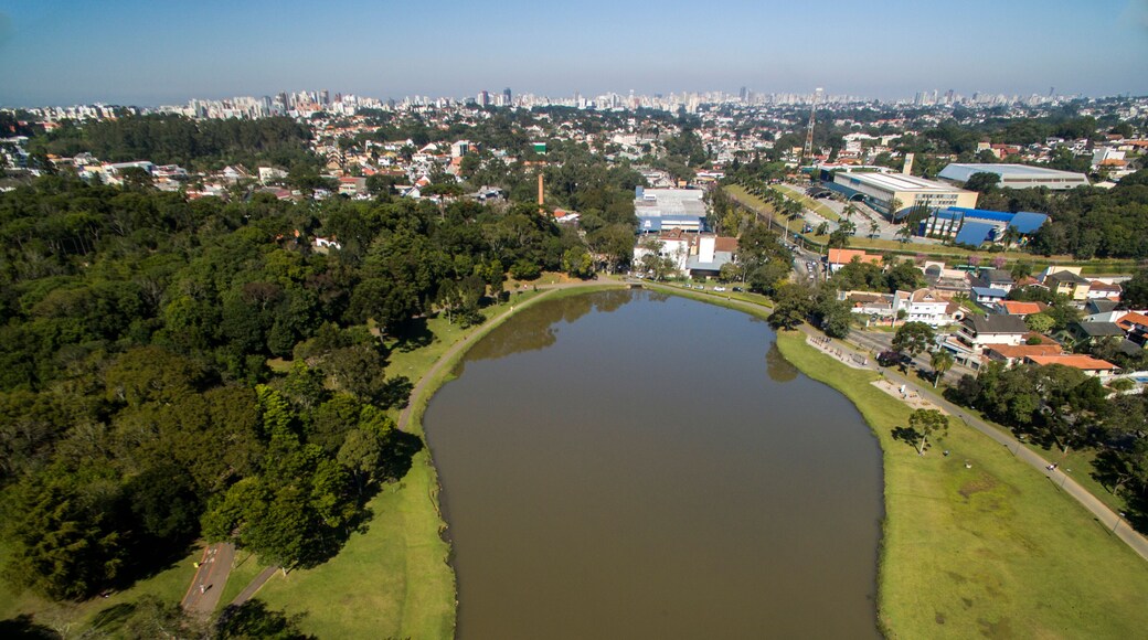 Aerial view of Sao Lourenco Park. CURITIBA, PARANA/BRAZIL. July, 2017
