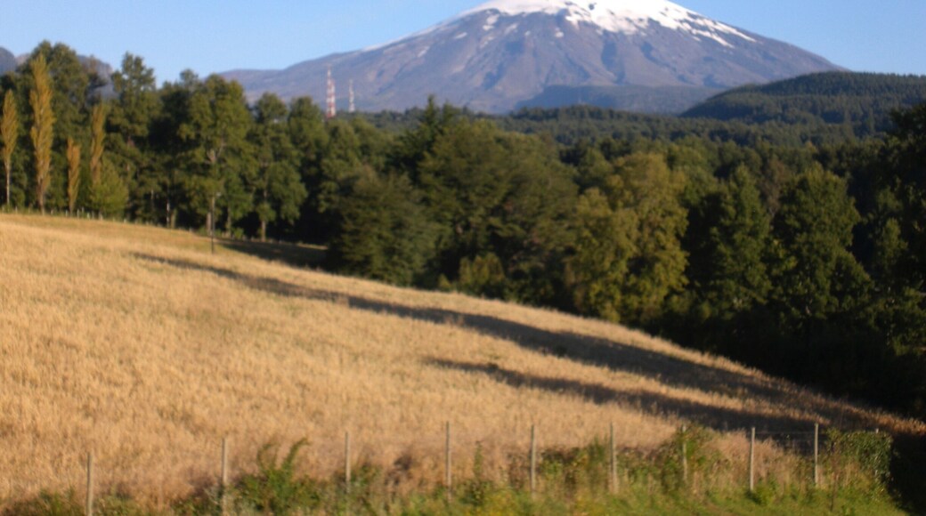 The Villarrica volcano dominates the skyline of Pucon, Chile. Pucon is the adrenaline capital of Chile with all sorts of outdoor adventures ranging from mountain biking, river rafting, water kiting, zip lining, and mountain climbing.
I took a tort climb the Villarrica volcano that outfitted me with climbing gear--snowsuit, hiking boots, crampons ice axe, and even gas mask---great experience.