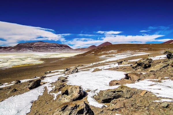 Salar de Tara in Atacama region, Chile.