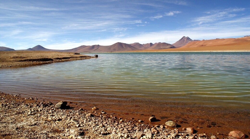 The stunning yet barren landscape in northern Chile near San Pedro de Atacama, right along the boarder of Bolivia and Argentina.