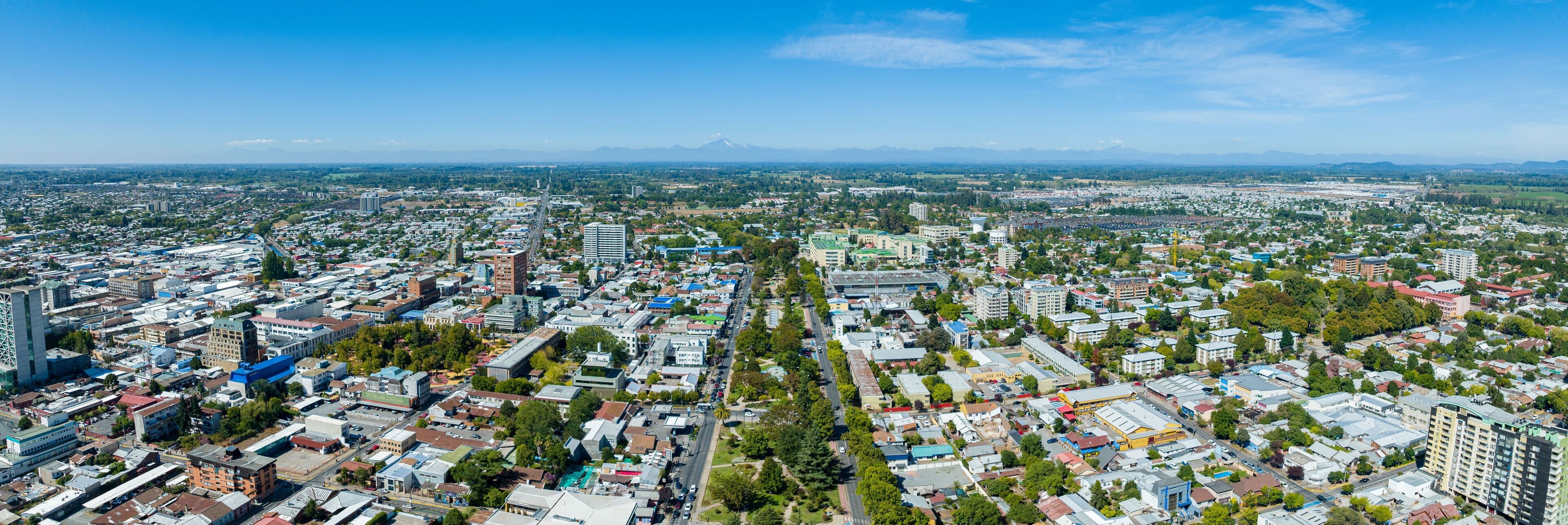 Center of the city Los Angeles in Chile