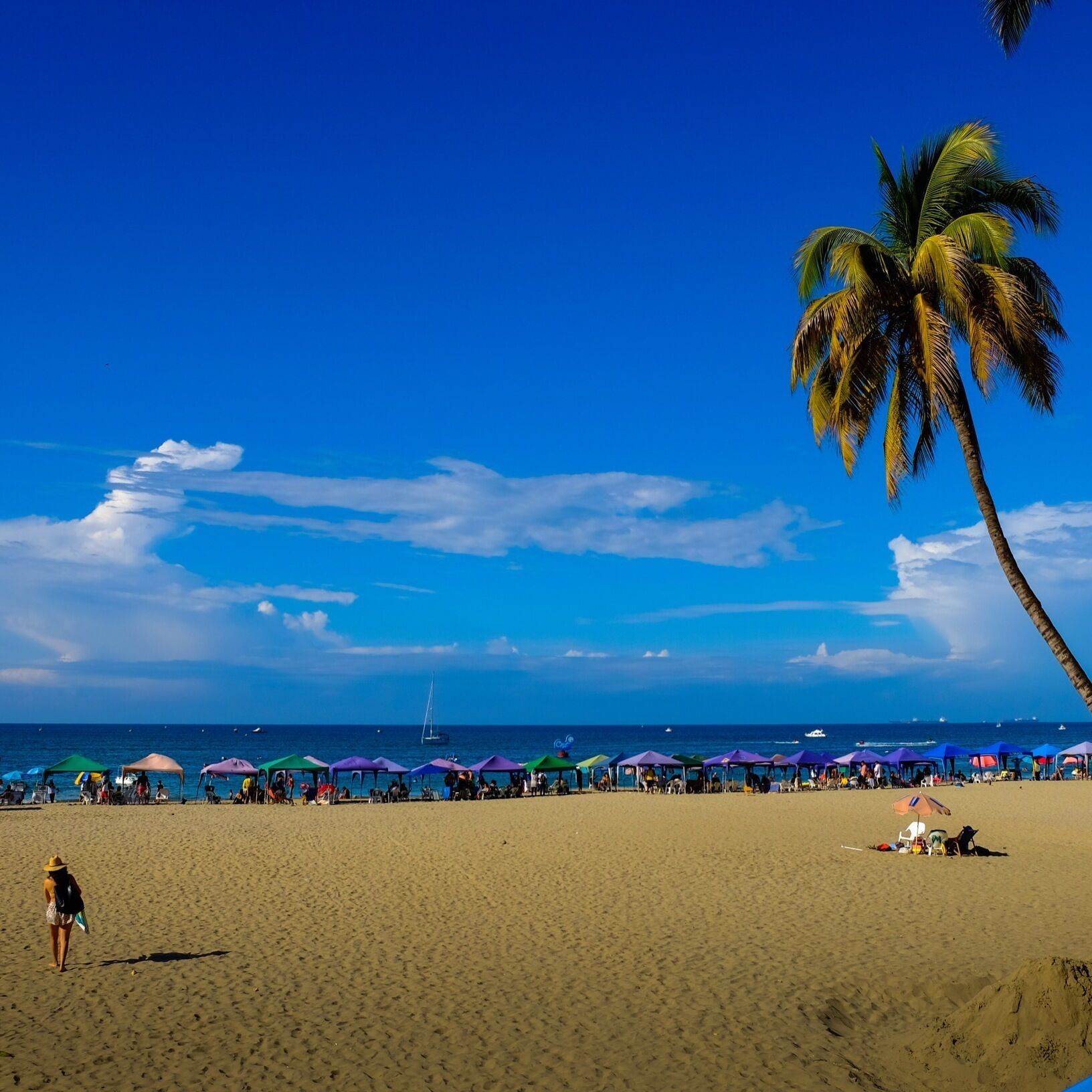 beach day in Salinas, Ecuador