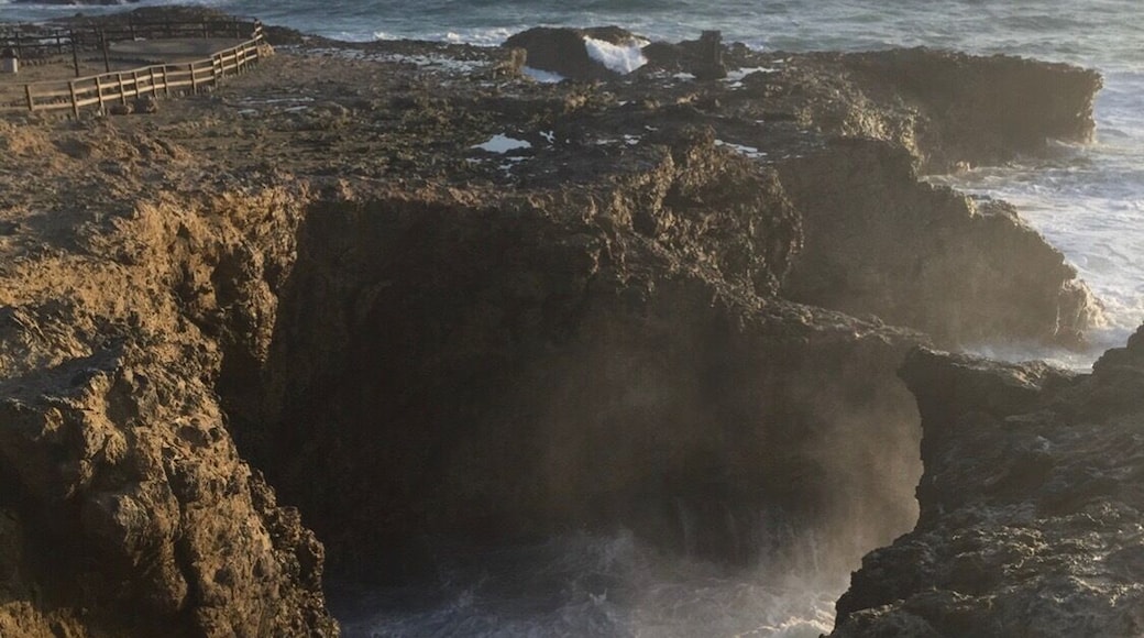 This place is called La Chocolatera because of the force of the water