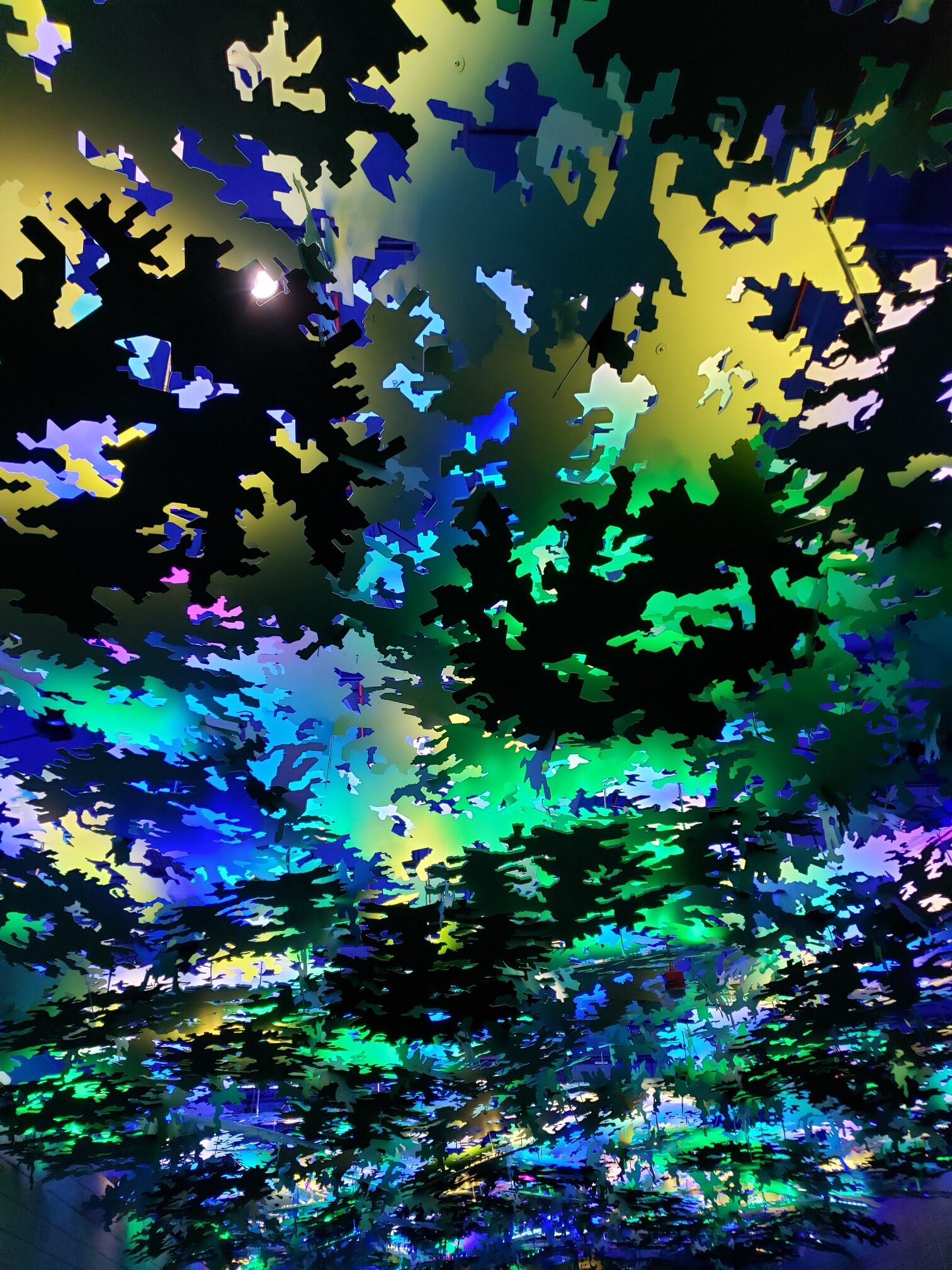 Our group was surprised to encounter a 4D rainforest linking concourses at #ATL Atlanta International Airport.  Public art is a great investment. I look forward to visiting this hub again. #Culture