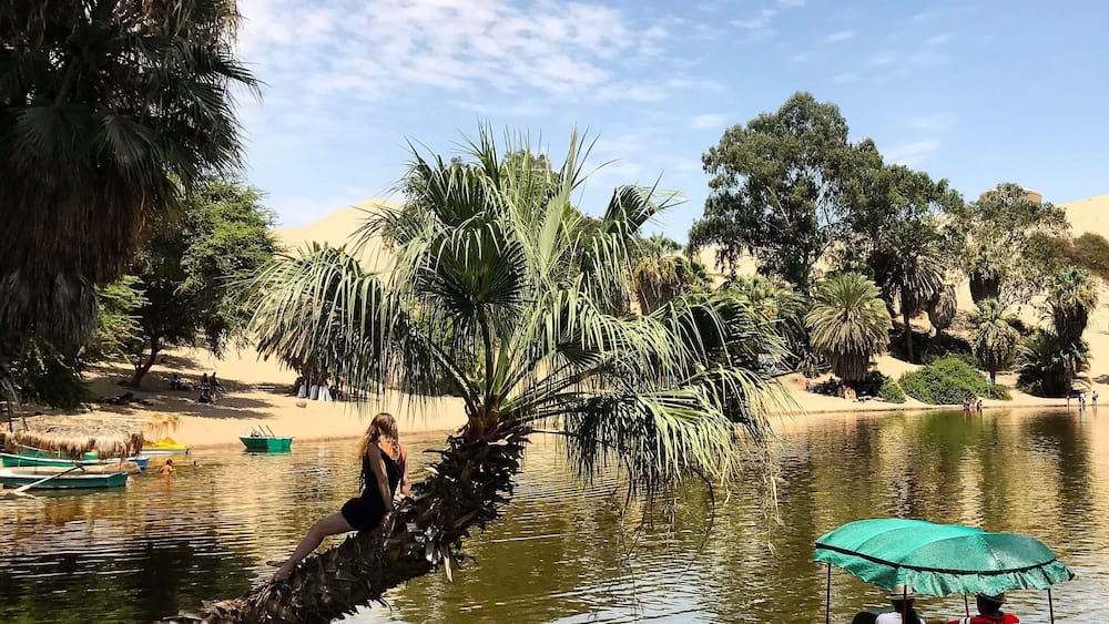 The Oasis at Huacachina outside Ica, Peru. Known for its plentiful sand dunes, beautiful sunsets and tranquility. It's a relaxing place to spend a few days.