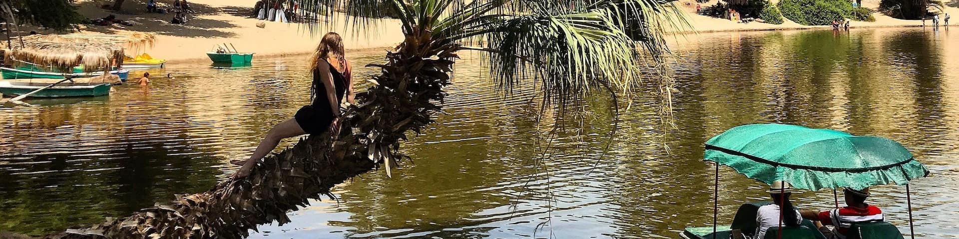 The Oasis at Huacachina outside Ica, Peru. Known for its plentiful sand dunes, beautiful sunsets and tranquility. It's a relaxing place to spend a few days.