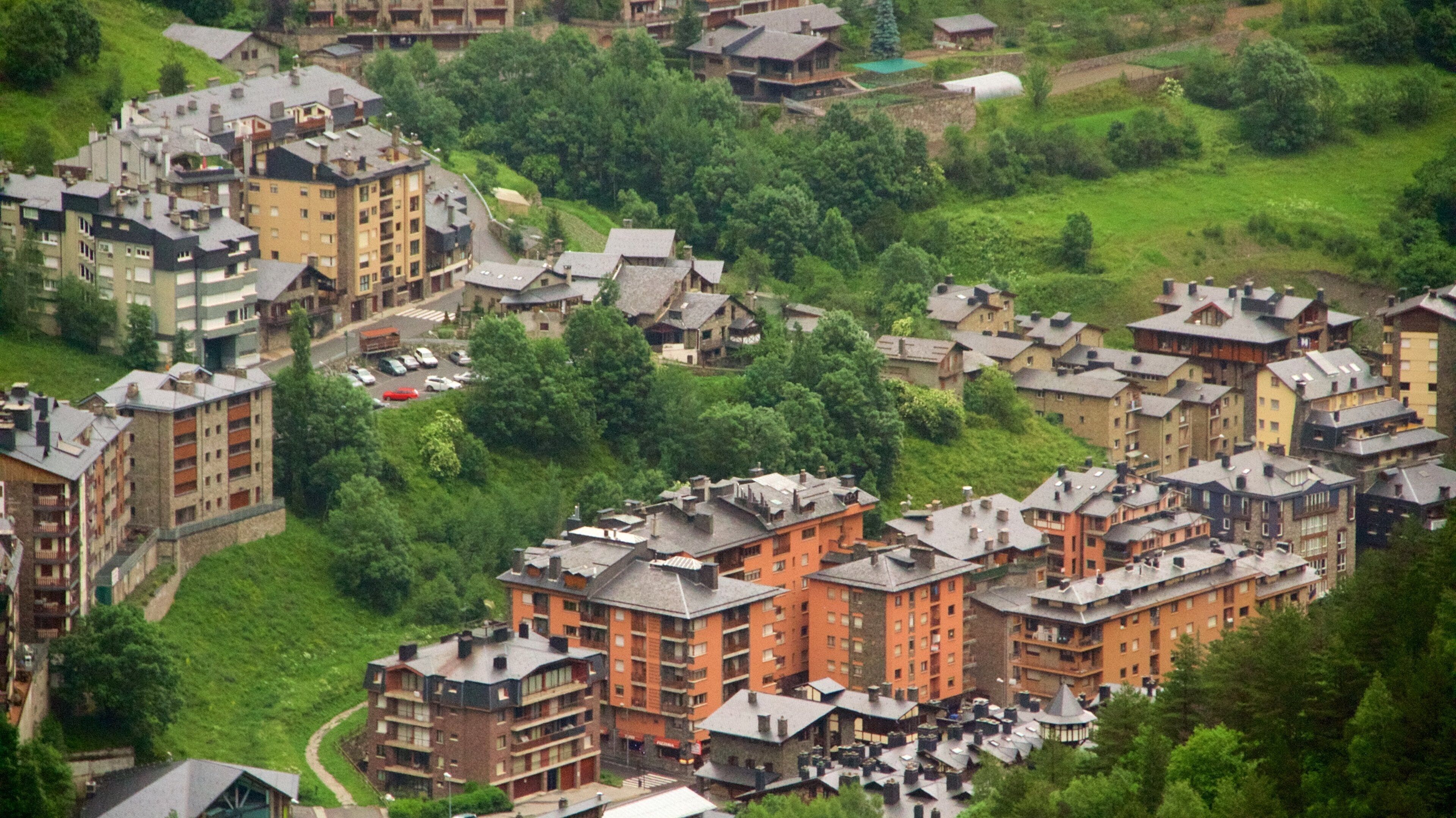 Andorra featuring a small town or village
