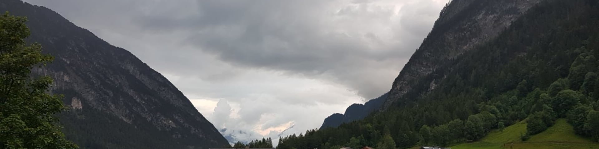 The view over Voralberg from our hotelroom. Today a bit cloudy