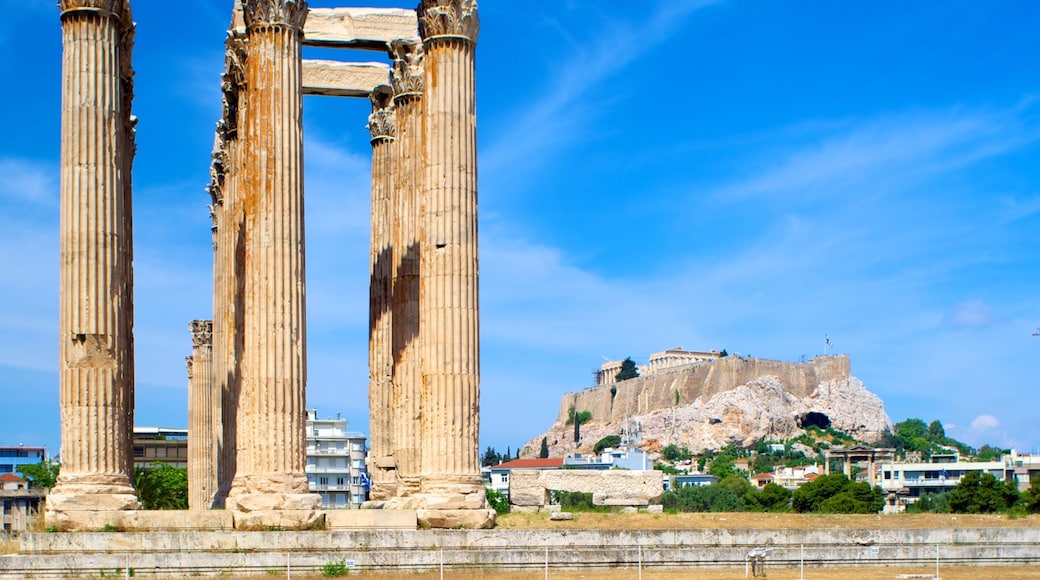 올림피아 제우스 신전 을 보여주는 도시, 문화유산 요소 과 사원 또는 예배지
