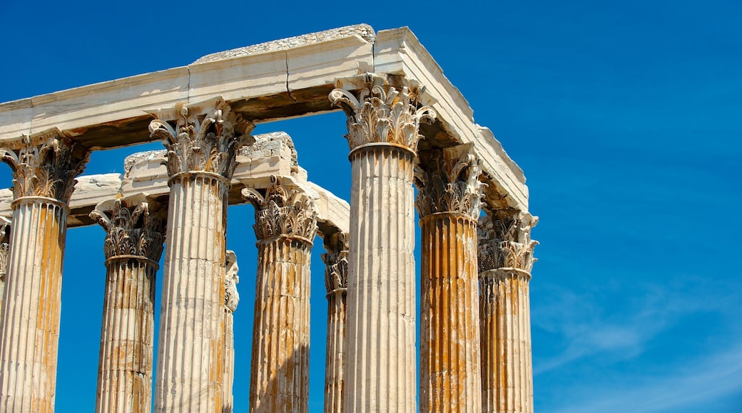 Temple of Olympian Zeus showing heritage architecture, heritage elements and a temple or place of worship