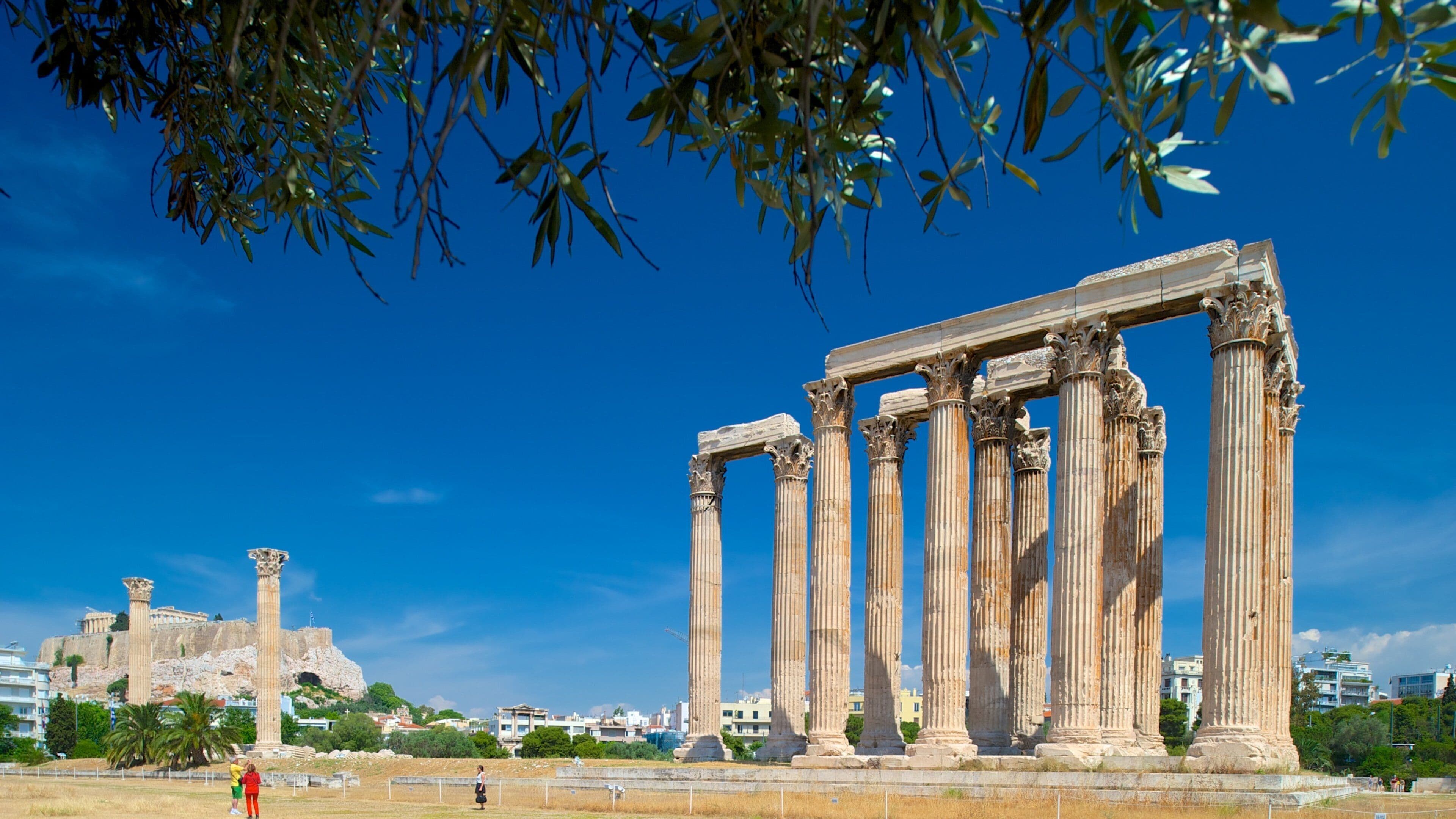 Temple de Zeus Olympien mettant en vedette patrimoine historique, temple ou lieu de culte et patrimoine architectural
