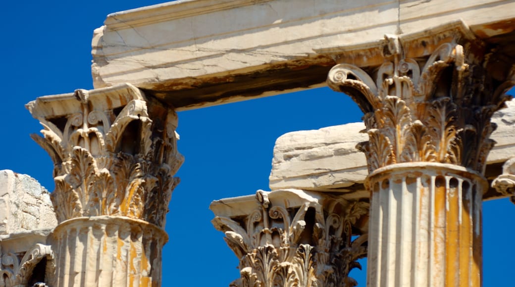 Temple of Olympian Zeus which includes heritage architecture and a temple or place of worship