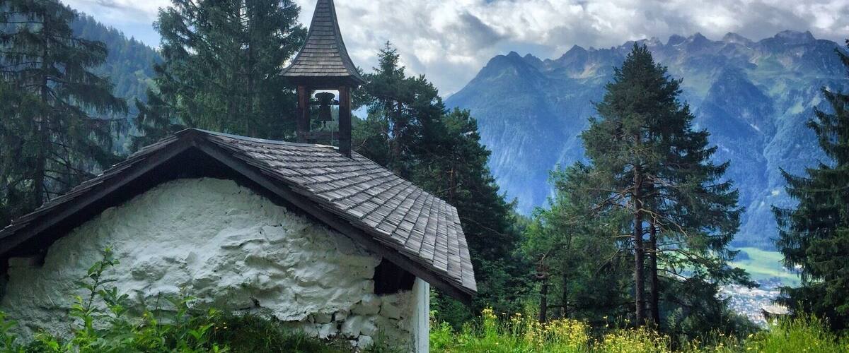 Chapel on the Muttersberg near Bludenz,Vorarlberg in Austria