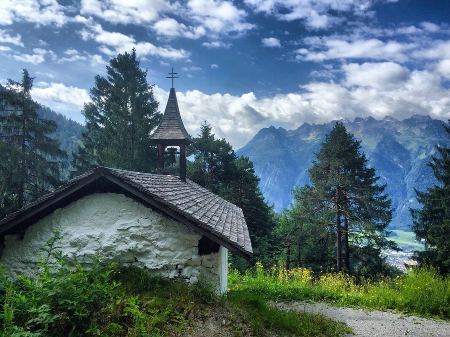 Chapel on the Muttersberg near Bludenz,Vorarlberg in Austria