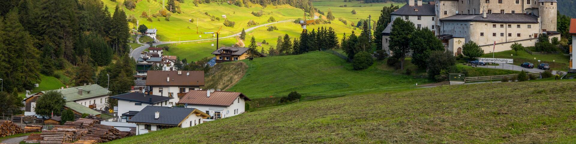 Naudersberg Castle in Nauders, Tyrol, Austria