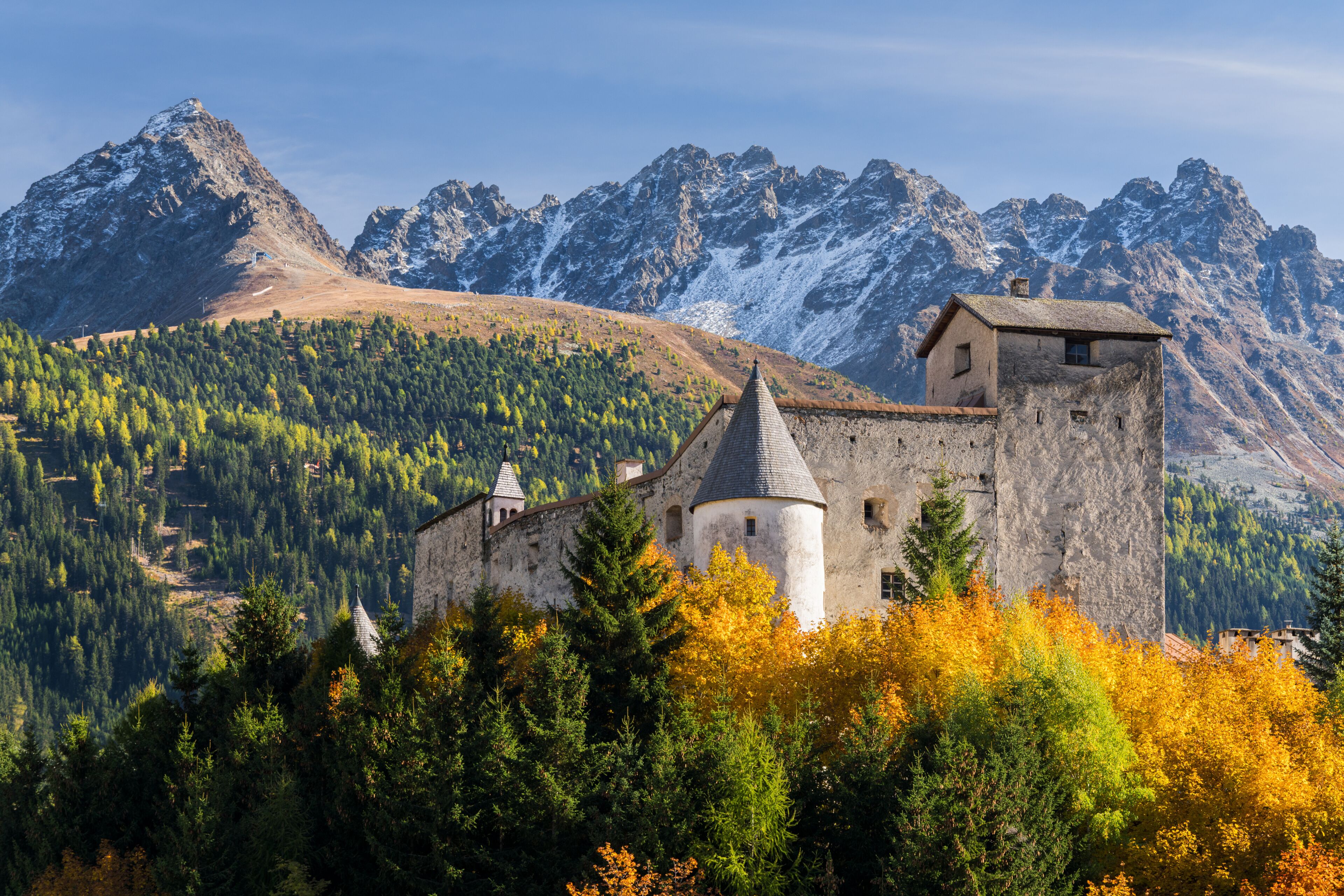 Schloss Naudersberg, Nauders, Reschenpass, Tirol, Österreich
