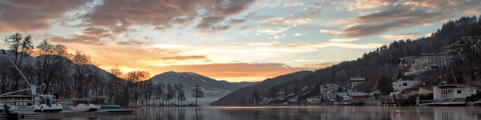 Early morning shot to capture the sunrise across the Lake.