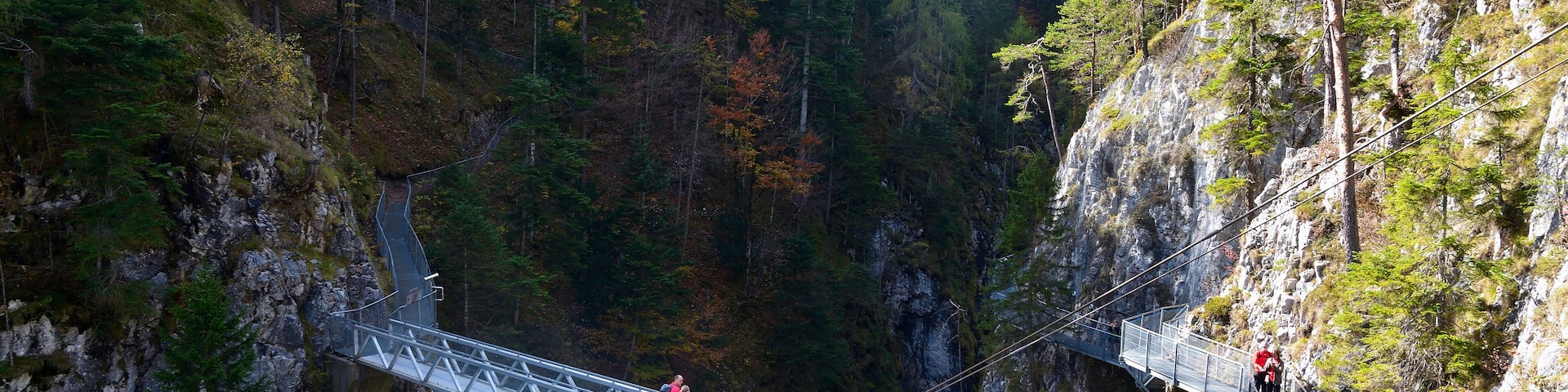 Panoramabrücke über die Leutasch-Klamm, Mittenwald