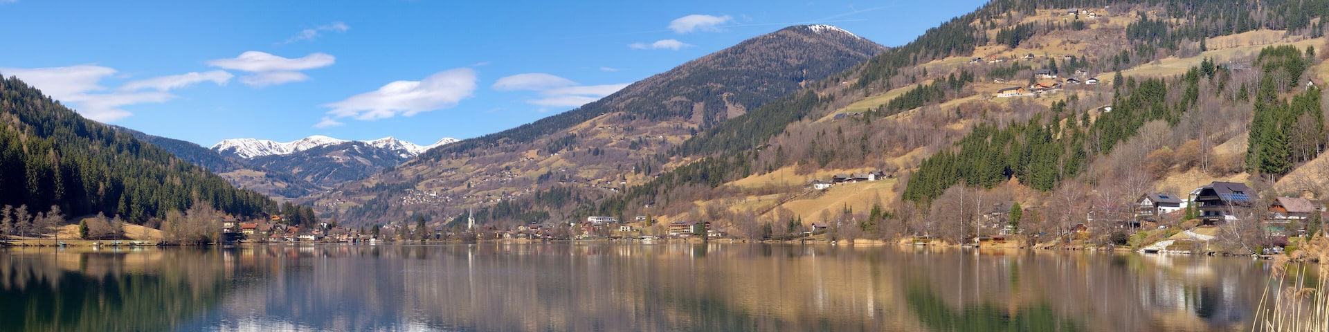 Panorama Feldsee (Brennsee) im Gegendtal / Kärnten / Österreich
