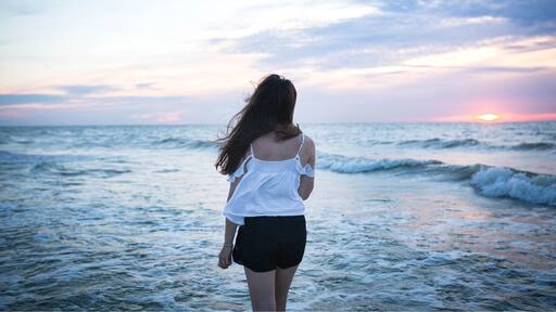 Sunset at the beach 🏖