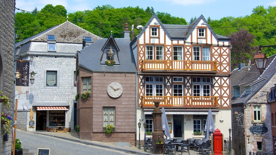 Durbuy featuring street scenes, a house and a small town or village