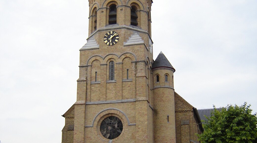 Church of Our Lady in Voormezele, Ieper, West Flanders, Belgium.