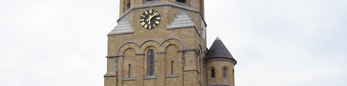 Church of Our Lady in Voormezele, Ieper, West Flanders, Belgium.