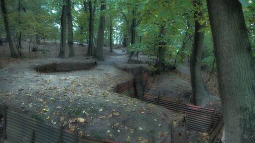 Preserved trenches from WW1 held by the Canadians. Sanctuary wood , where not a solitary tree was left standing. Leper Flanders.
#OnTheRoad