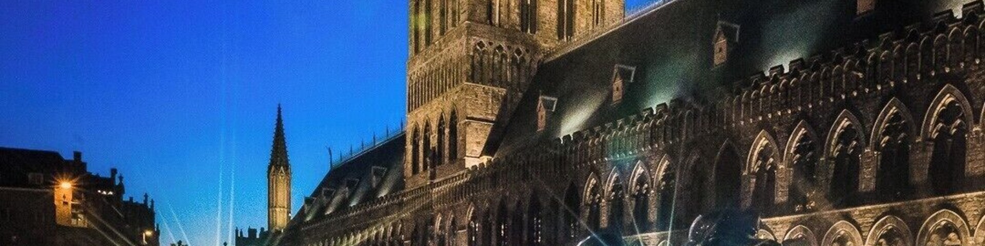 Even after it gets dark there are awesome photo opportunities to be had. I took this photo after The Flanders Fields Chapter of Harley Davidson attended the Last Post in Ypres during a Night Ride #visitypres #visitflanders #visitbelgium #lastpost #harley #harleydavidson #BVSBlue