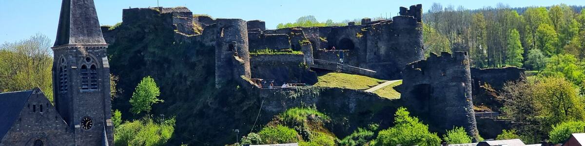 belgium, tourist town la roche-en-ardenne