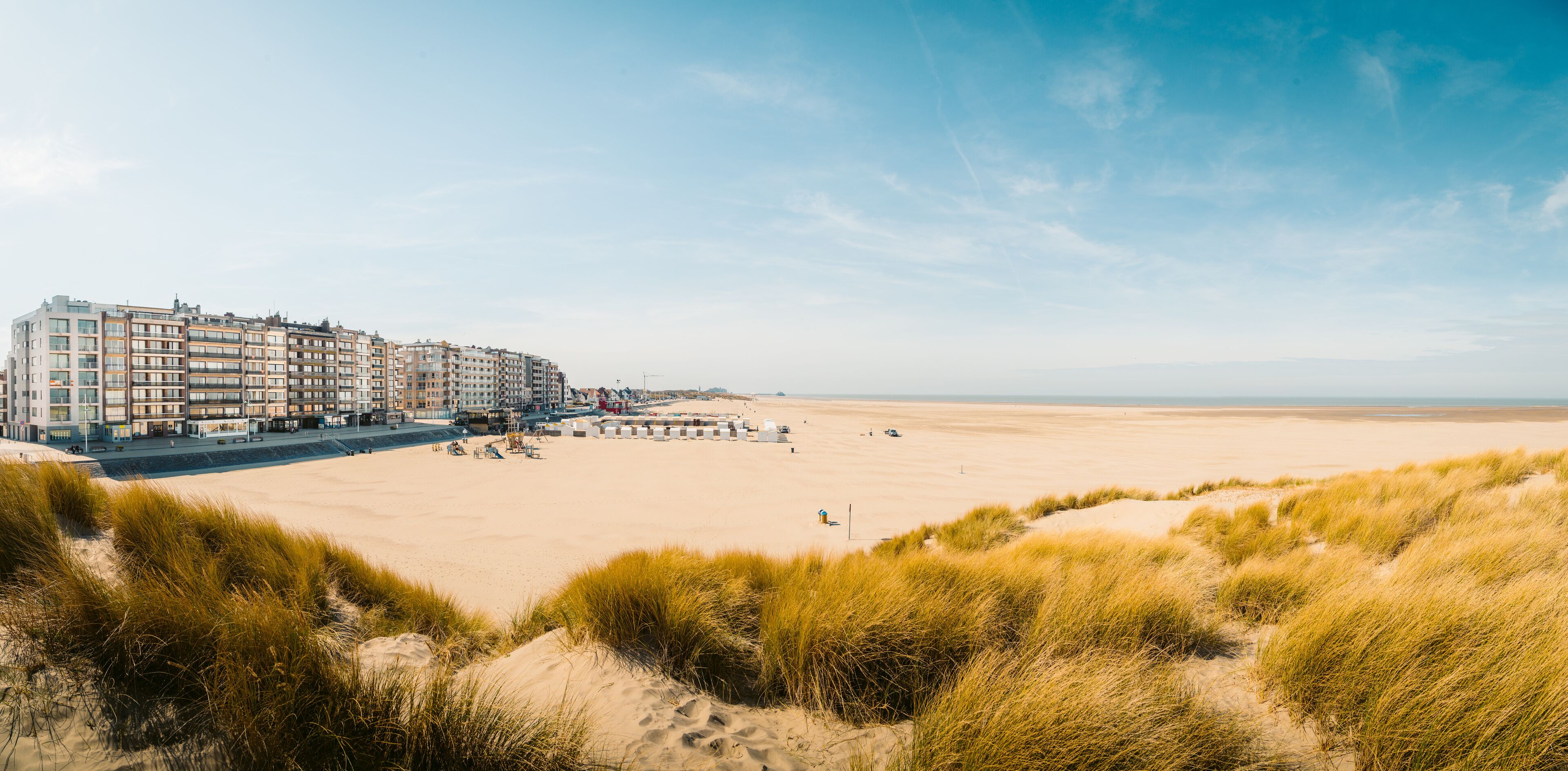 Beach of Zeebrugge, Flanders region, Belgium