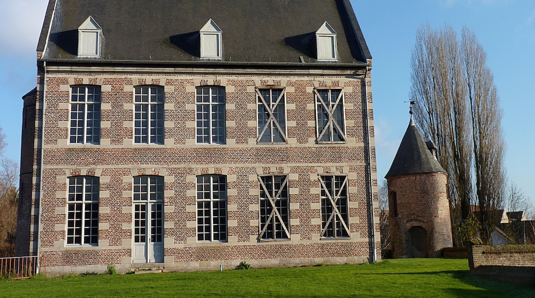 Castle of the Counts in Mouscron, Belgium.