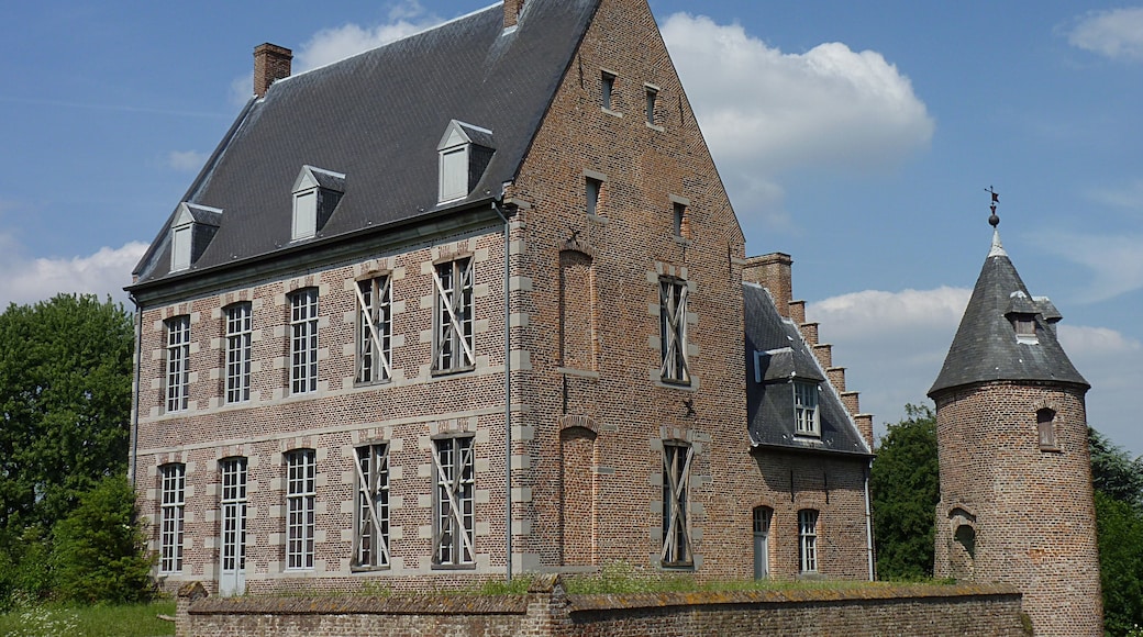 Castle of the Counts in Mouscron, Belgium.
