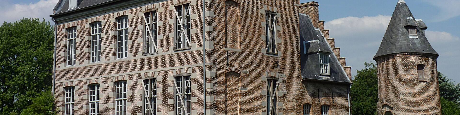 Castle of the Counts in Mouscron, Belgium.