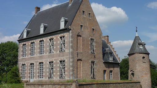 Castle of the Counts in Mouscron, Belgium.